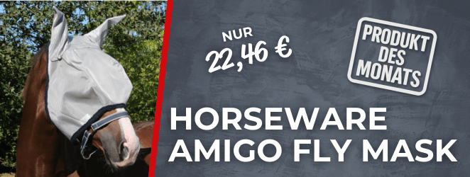     Horseware Fliegenmaske Amigo Fly Mask - silver/navy , S