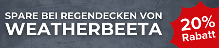 20% Rabatt auf Weatherbeeta Regendecken