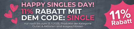 11% Rabatt mit dem Code: SINGLE