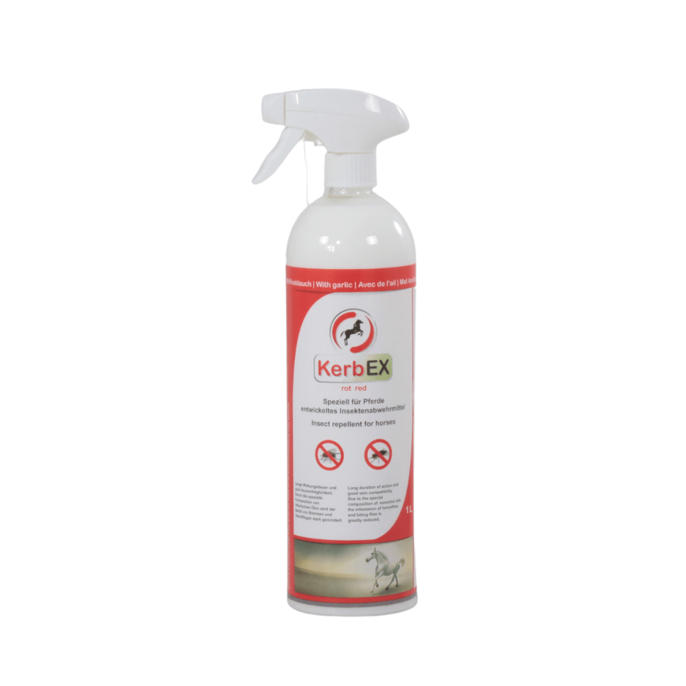Meilleurs prix pour KerbEx insectifuge rouge à l'ail 1L inclus tête de pulv...