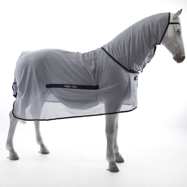 Meilleurs prix pour Bucas Buzz-Off Full Neck - argent/bleu