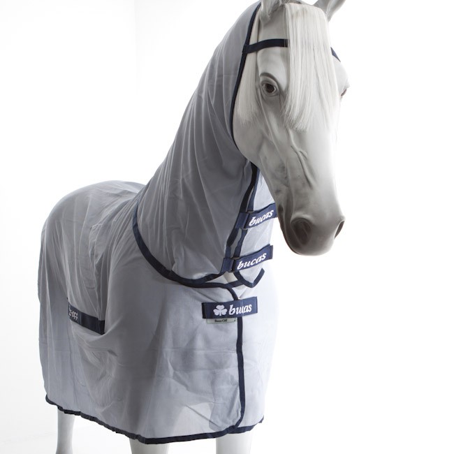 silver Bucas Buzz-Off Full Neck PONY Fliegendecke silver Bucas Buzz-Off Full Neck PONY Fliegendecke