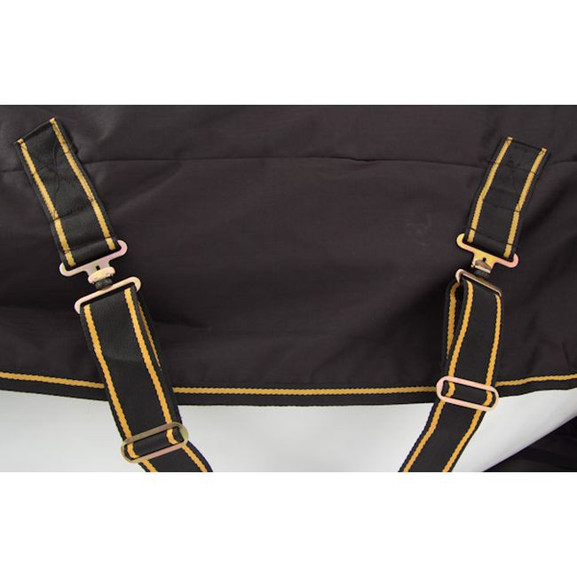 Comparer les prix de Bucas Irish Turnout Light 50g High Neck 1200D - noir/or