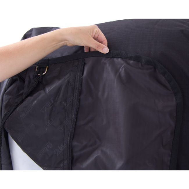 Coperta Bucas Irish Turnout Extra 300g Per Pony 1200D - Nero/Oro - Foto 4