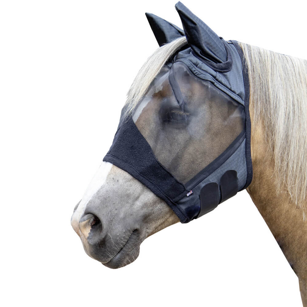 Masque anti-mouches pour cheval HKM High Professional