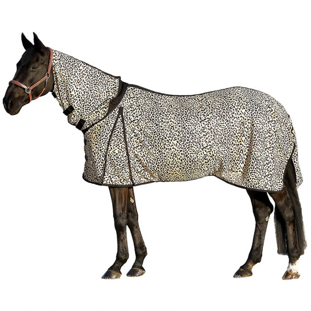 Meilleurs prix pour Couverture anti-mouches Euroriding Leopard