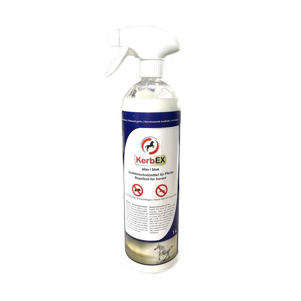 Meilleurs prix pour KerbEX Insectifuge Bleu réduit en ail 1L avec tête de p...