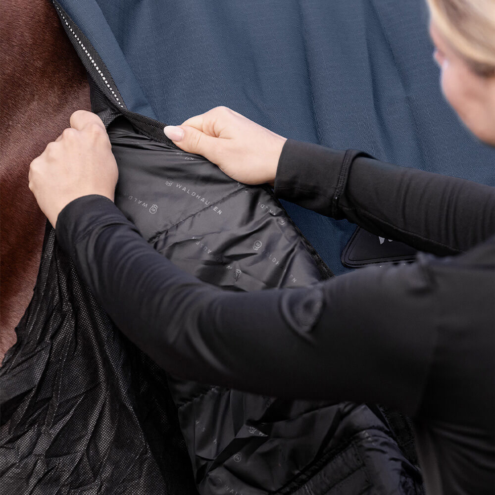 Meilleurs prix pour Sous-couverture pour cheval Waldhausen Stay-Clean