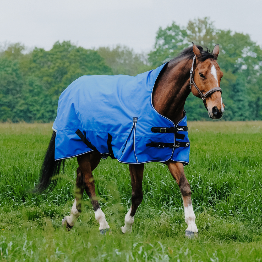 Comparer les prix de Couverture d'extérieur pour cheval Equithème Tyrex Aisance 1200D High Neck 150g
