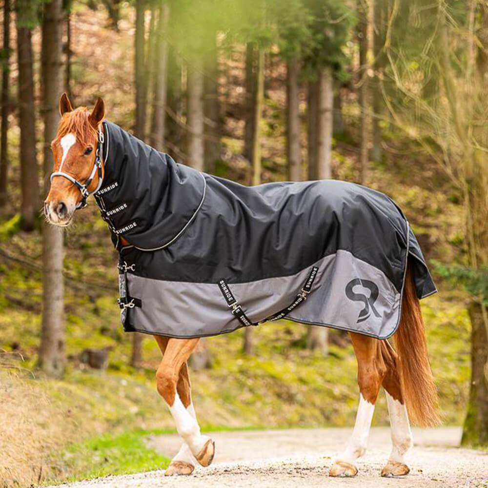 SUNRIDE Winterdecke 155cm 150g Für Pferde - Wasserfest 2500D Liverpool