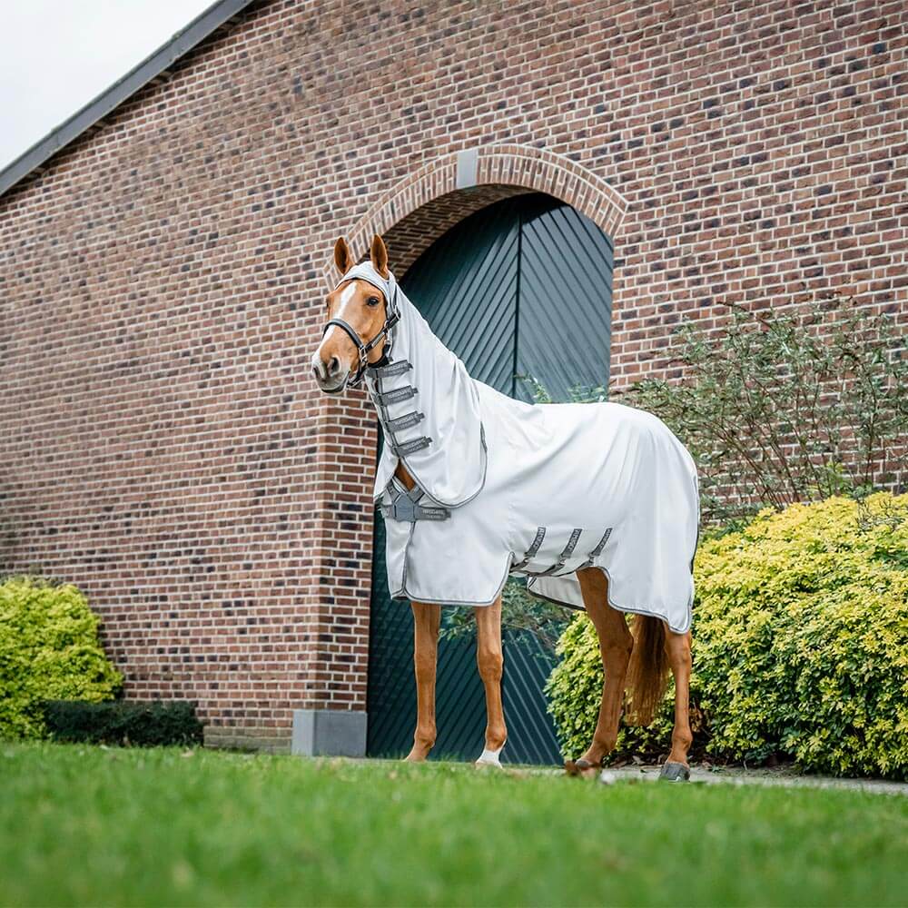 Tapis De Mouche été Horseware Amigo Ripstop Hoody - Protection UV Légère Respirante - Neuf