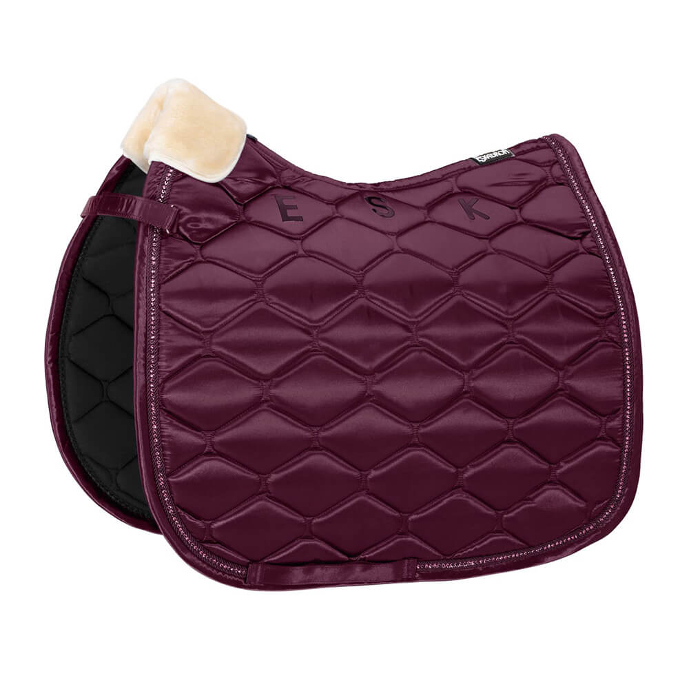 Tapis de selle pour cheval en satin cristal Eskadron