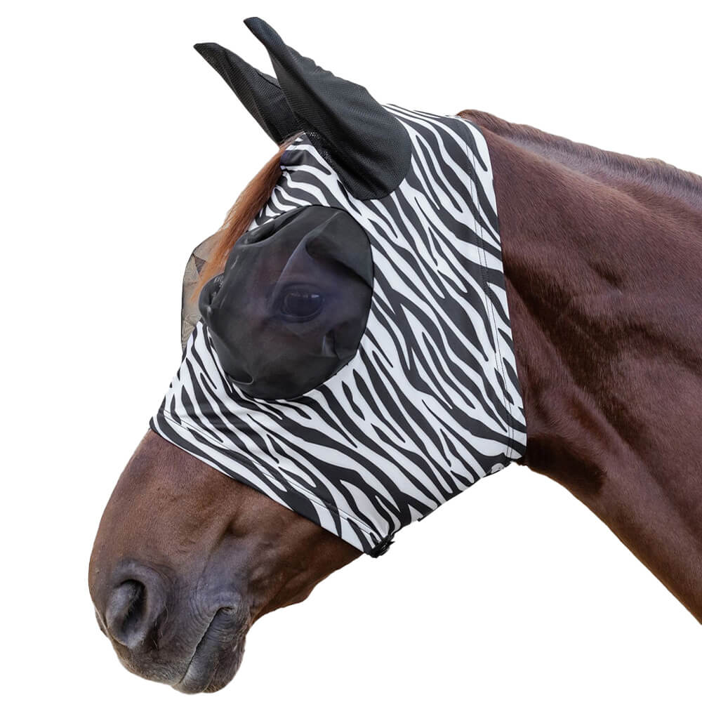 Comparer les prix de Waldhausen Masque anti-mouches Puck Zebra