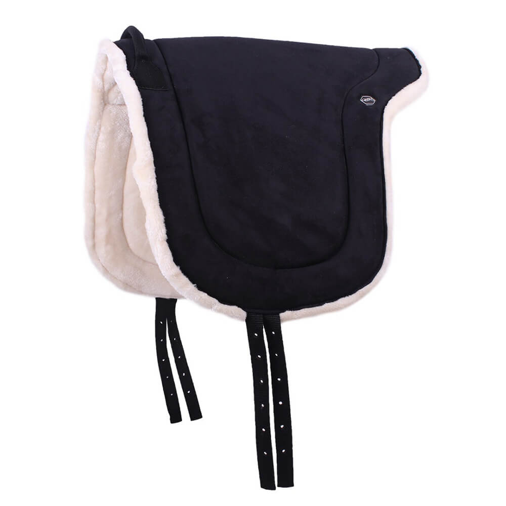 QHP Bareback Pad - Taille Pony - Noir