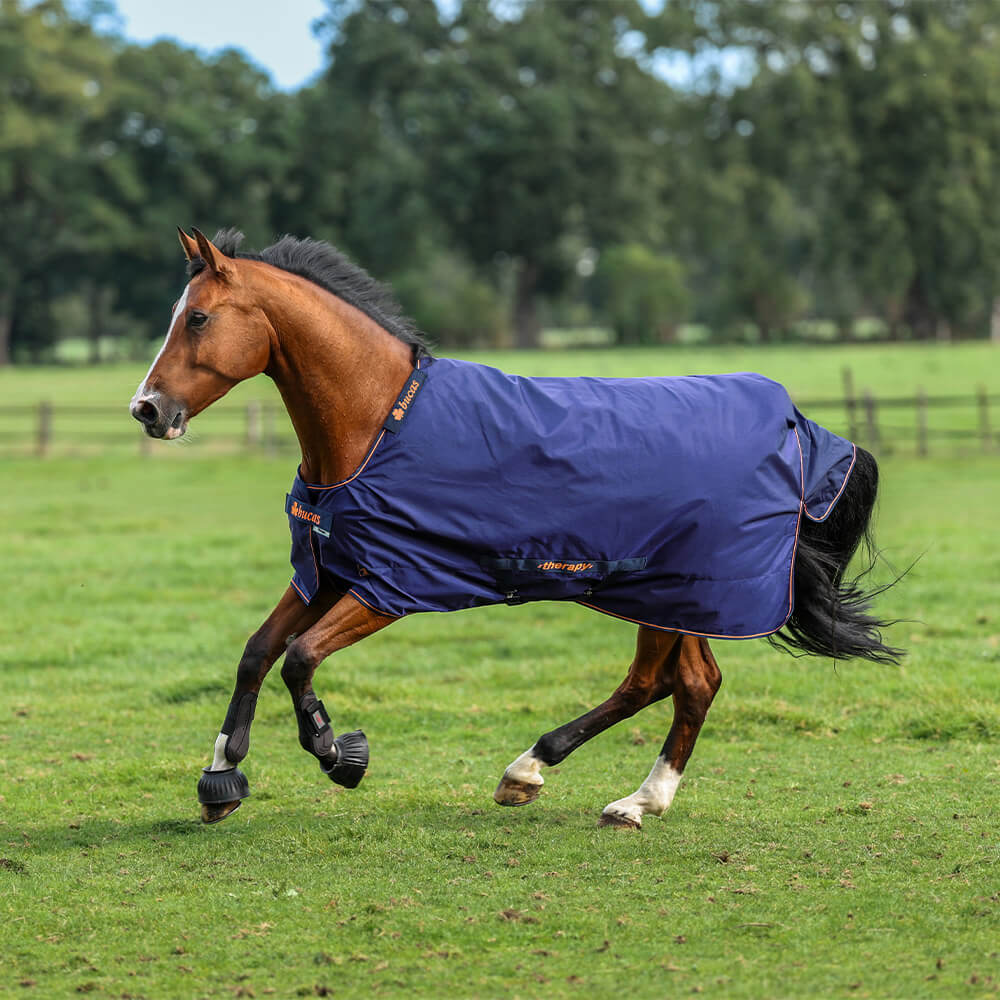 Couverture pour cheval Bucas Therapy Turnout Light Big Neck