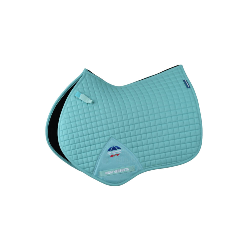 Tapis de selle Weatherbeeta Prime Air-Tec Jump Shaped - Taille L - Bleu