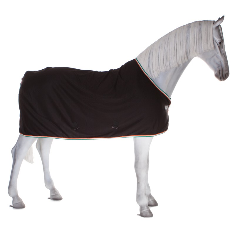 Horseware Rambo Cooler Black/Green Irish binding Limited Edition