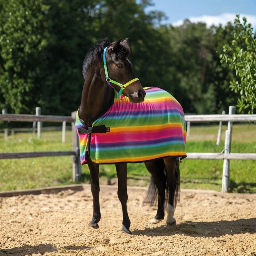 Couverture polaire séchante pour shetland HKM Rainbow