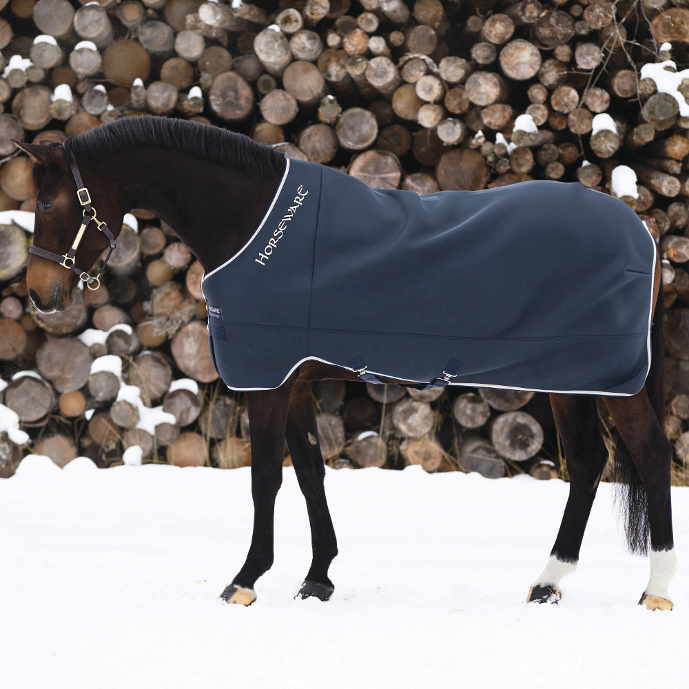 Horseware Rambo Airmax Cooler Navy/Tan , 115 HorSeven