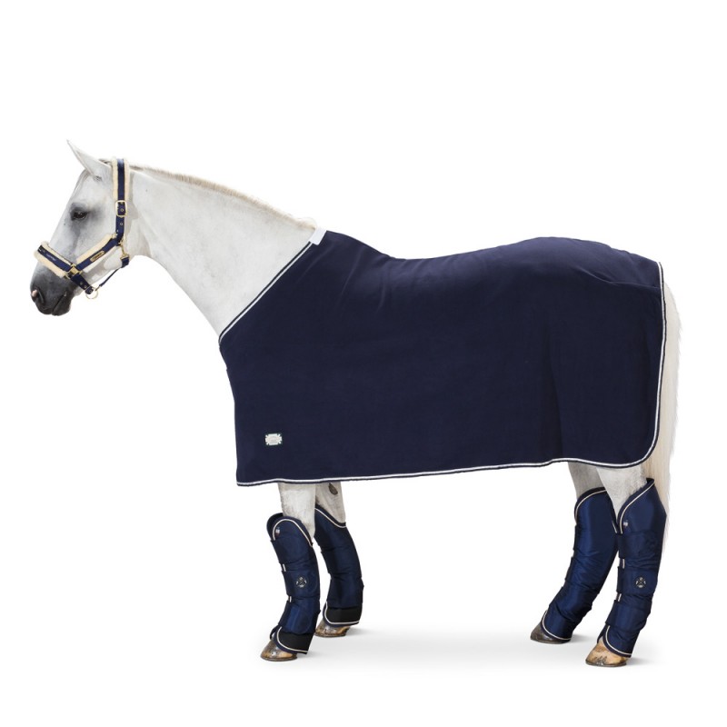 Eskadron Heritage Fleecebandagen 4er Set - Größe Pony, Farbe Ivory - Elastische Bandagen Mit Klettverschluss