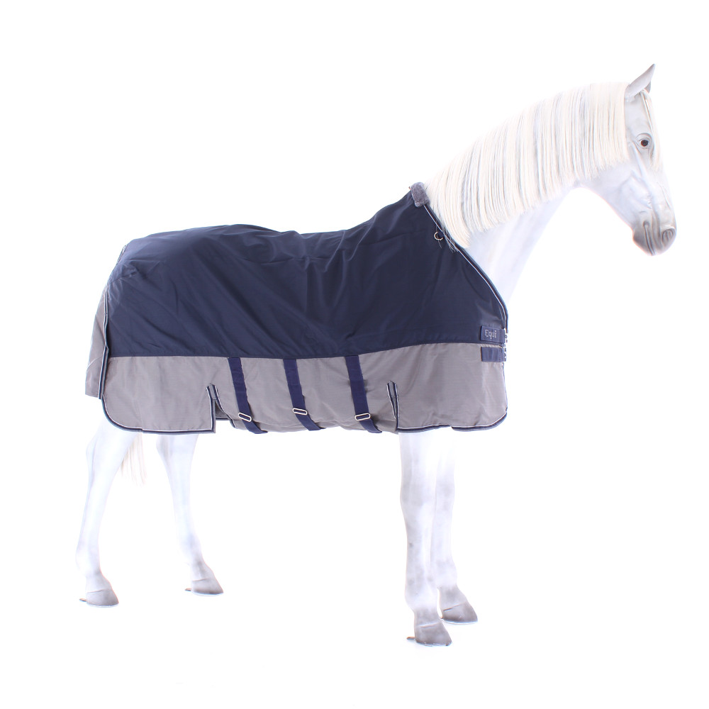 Comparer les prix de Couverture d'extérieur pour cheval avec ceinture ventrale Equithème Tyrex 600 D 0g