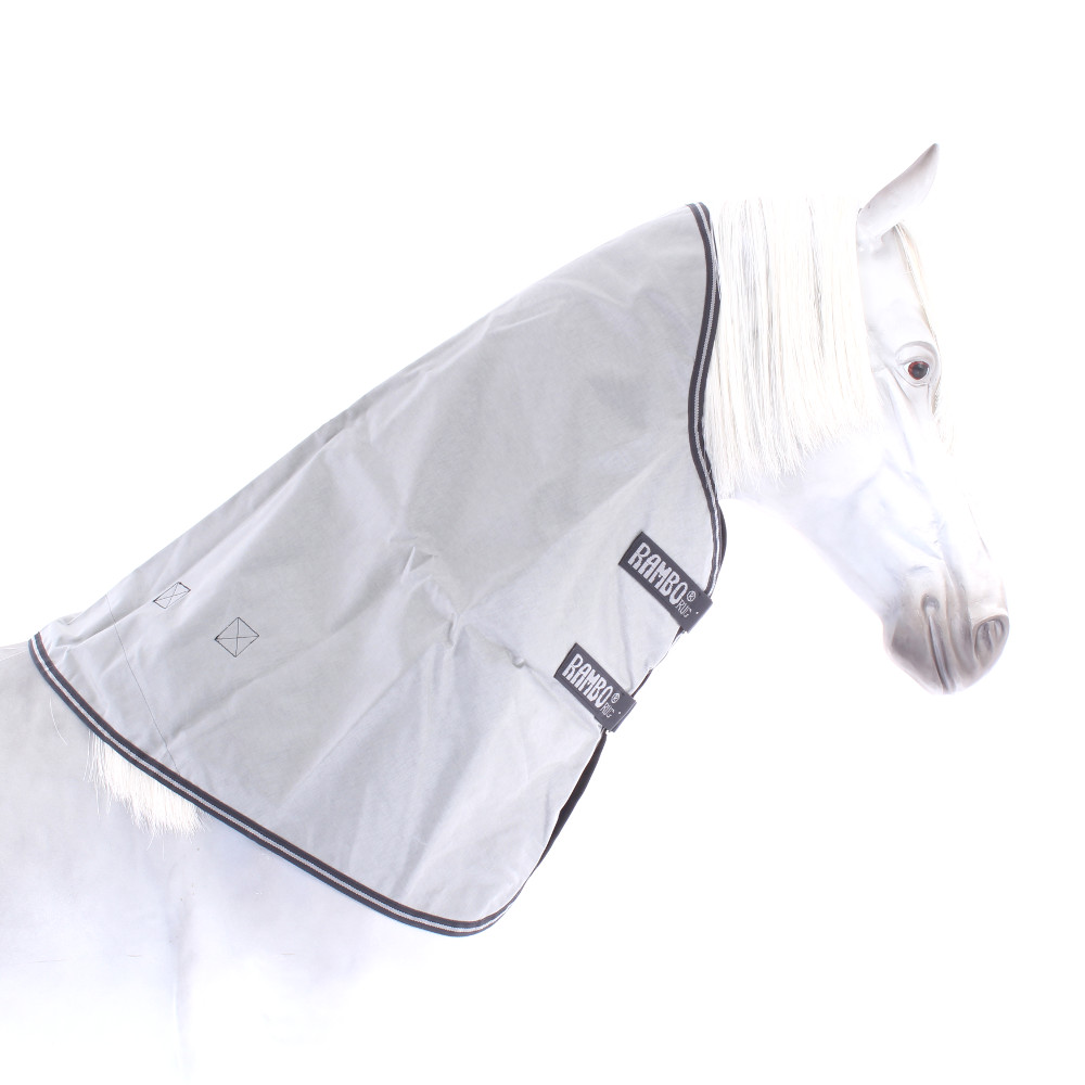 Horseware Rambo Original Hood 150g – Grey/Navy – Halsteil Horseware Rambo Original Hood 150g – Grey/Navy – Halsteil