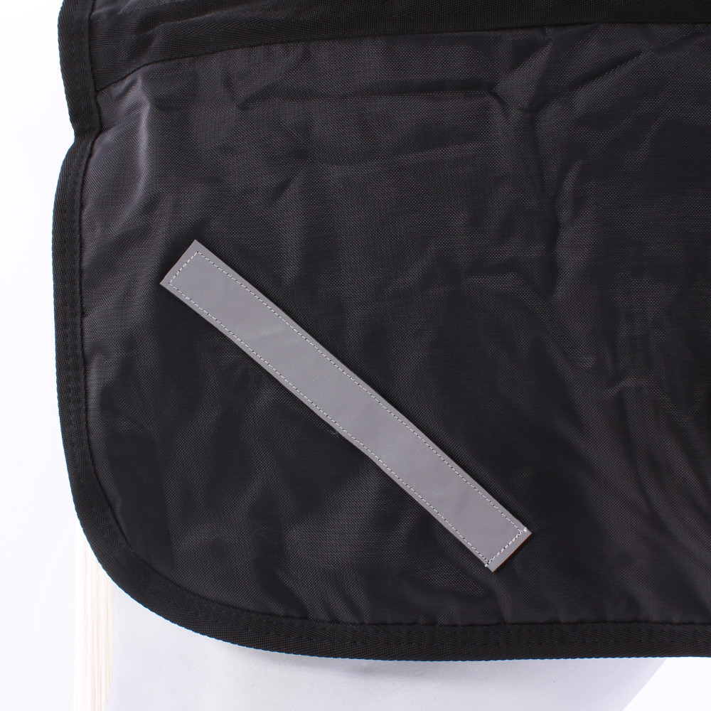 Back On Track Sitzkissen Minidecke - 50x68 Cm - Schwarz - Mit Welltex-Material - Für Mensch & Tier - Wärmereflexion
