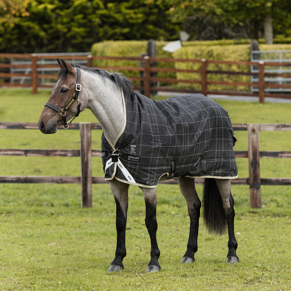 Comparer les prix de Horseware Rhino Wug Turnout 450g Heavy Vari Layer - Noir/...