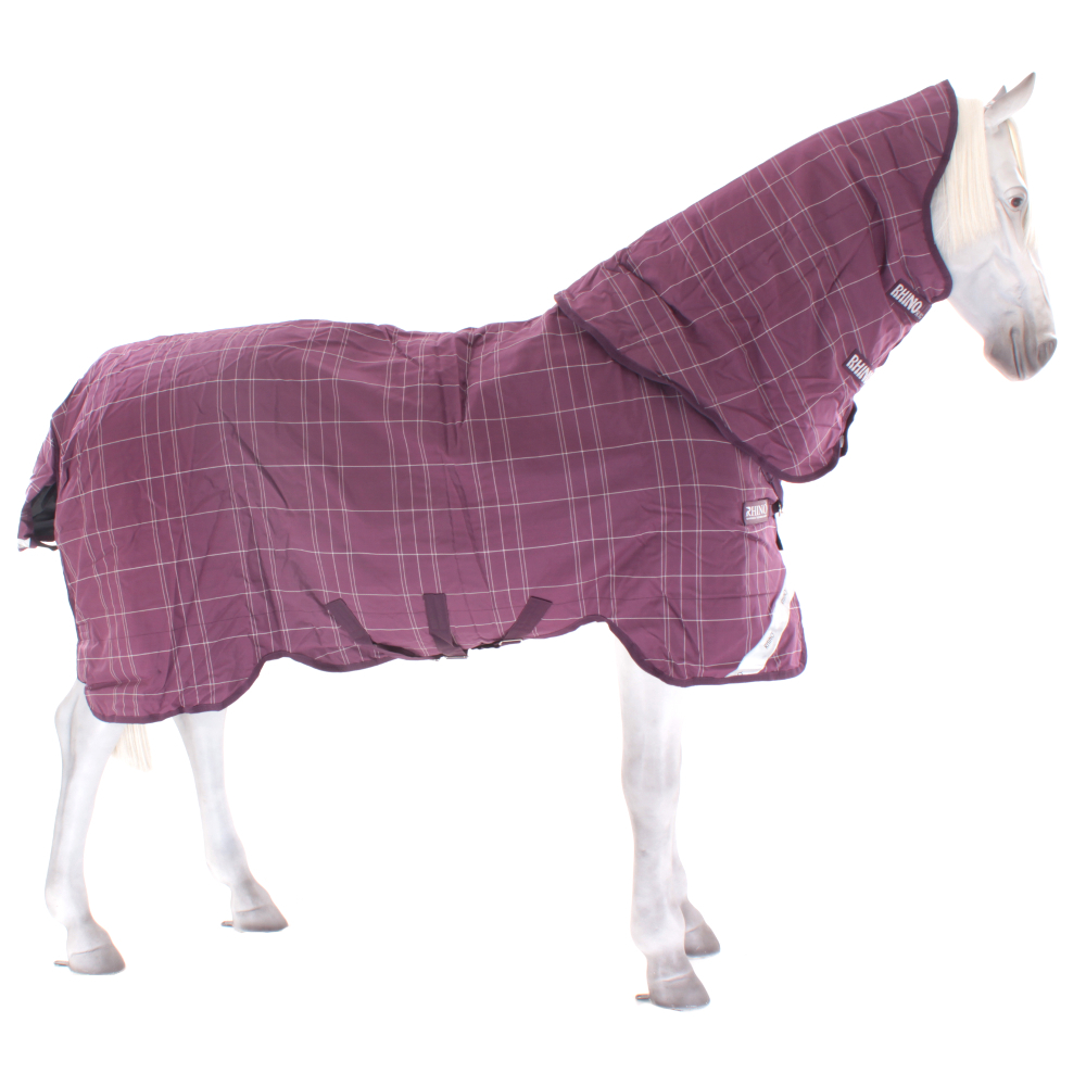 Meilleurs prix pour Horseware Rhino Pony Plus Turnout 250g Medium - Blanc/Gris