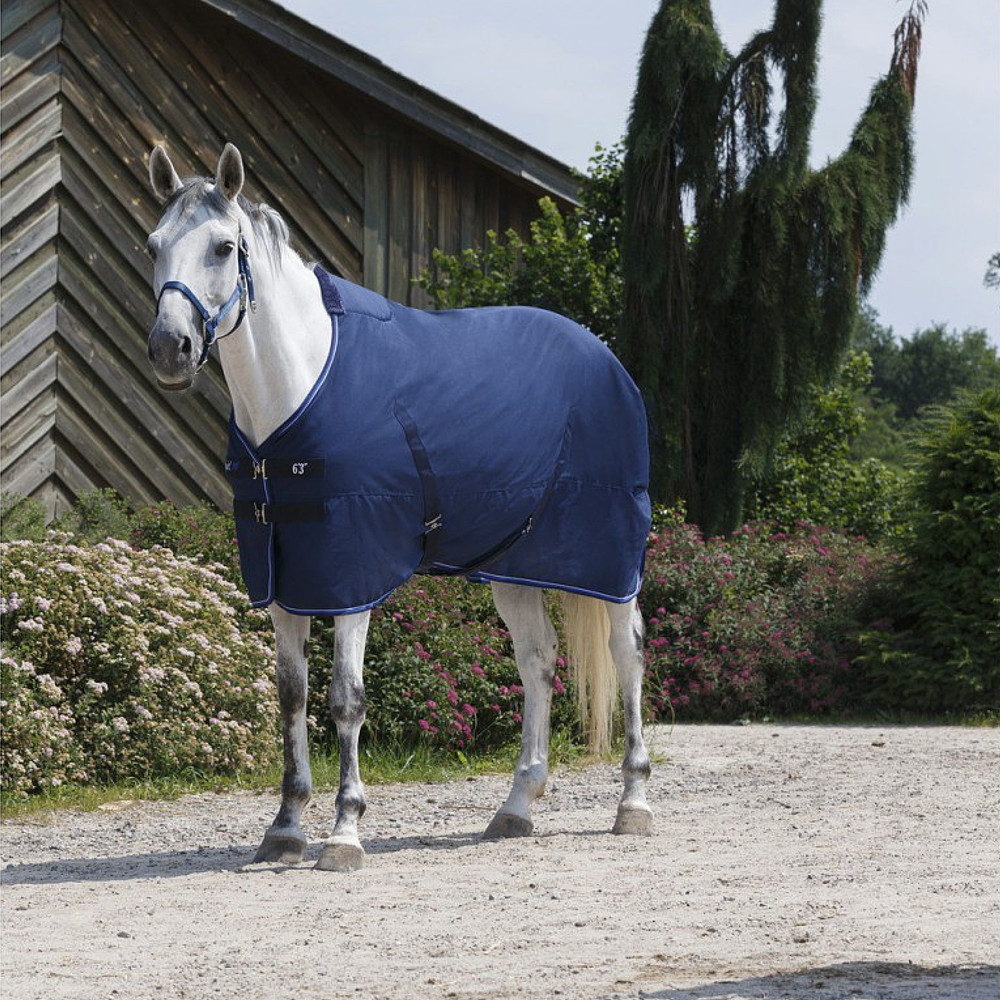 Meilleurs prix pour Equithème STABLE RUG 1000D 400g - Marine