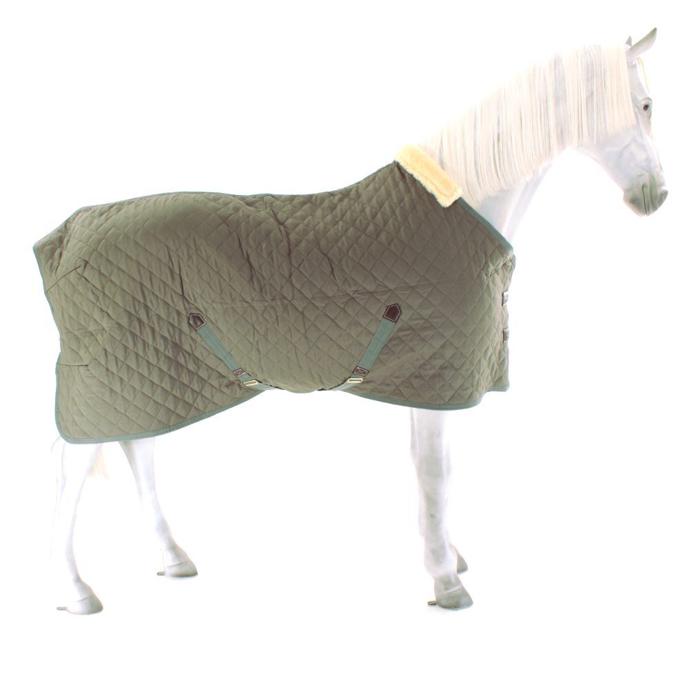 Comparer les prix de Kentucky Horsewear Couverture d'écurie 400g - vert/gris