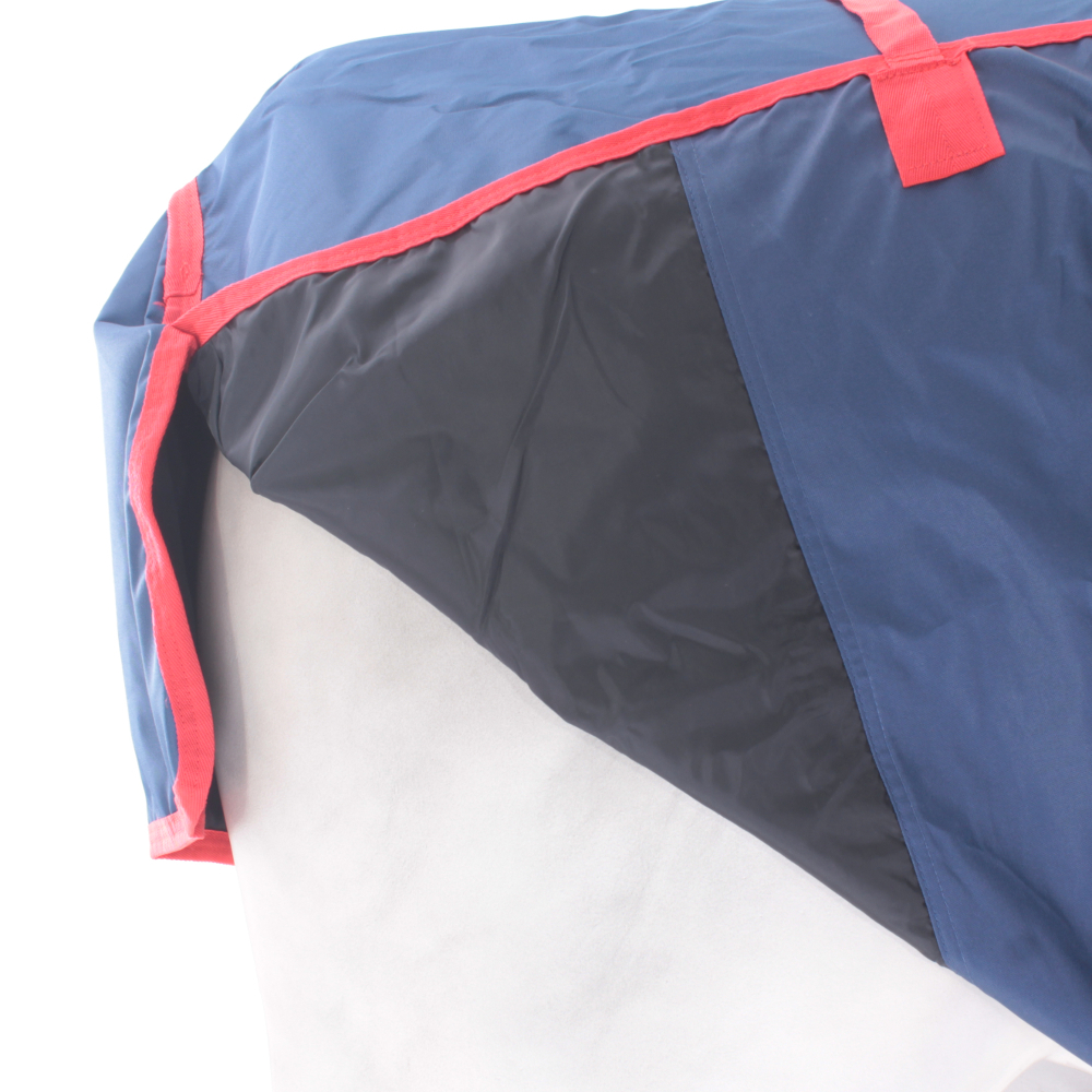 Couverture Mio Turnout Medium 200gr Horseware Bleu foncé-rouge