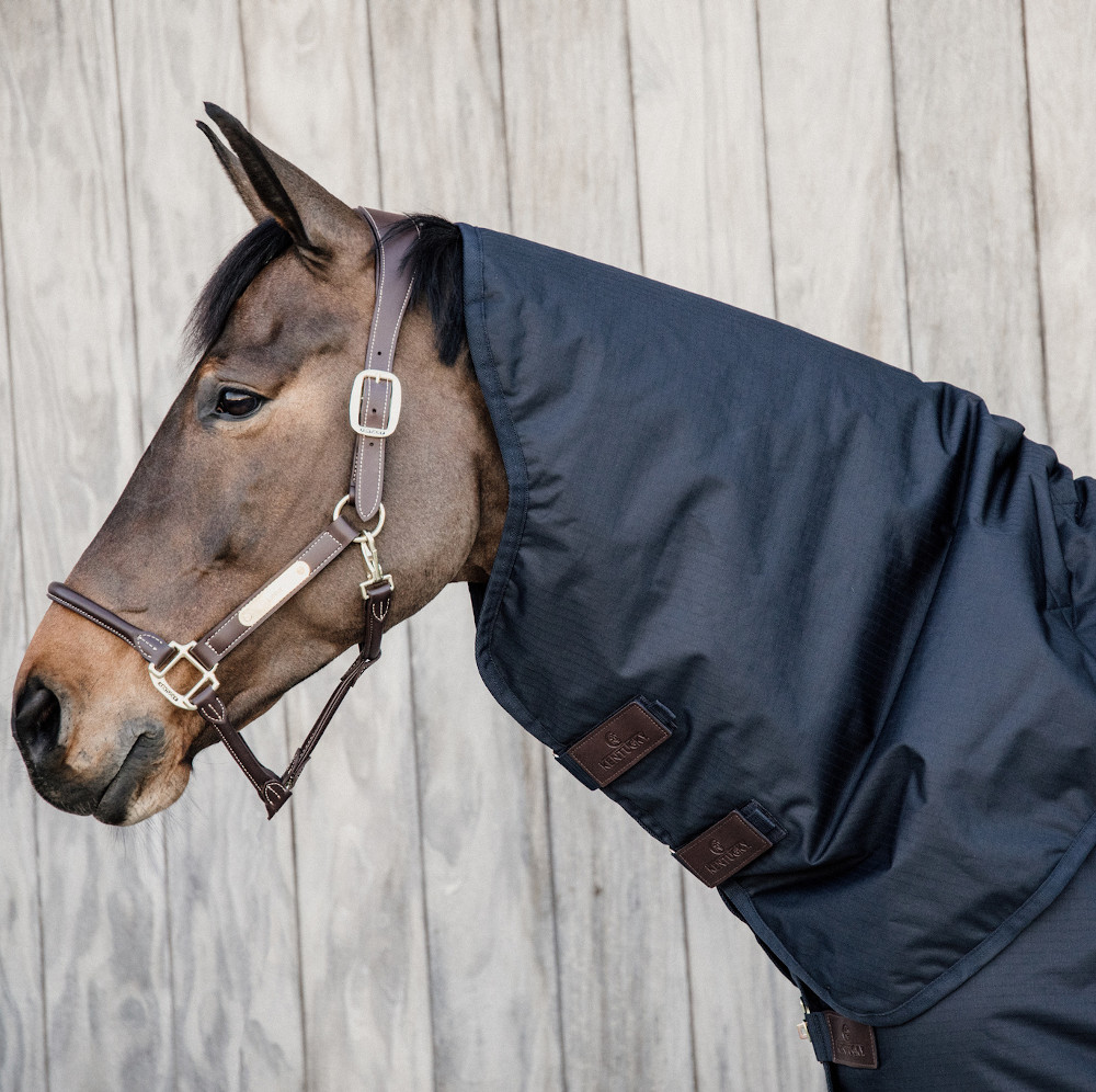 Kentucky Horsewear Neck All Weather Waterproof Classic 0g- marine