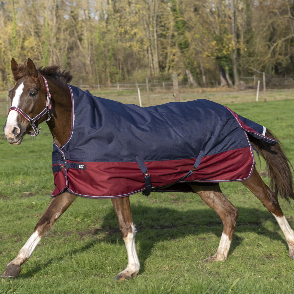 Equith me Tyrex 1200D High Neck 150g Marineblau bordeaux HorSeven