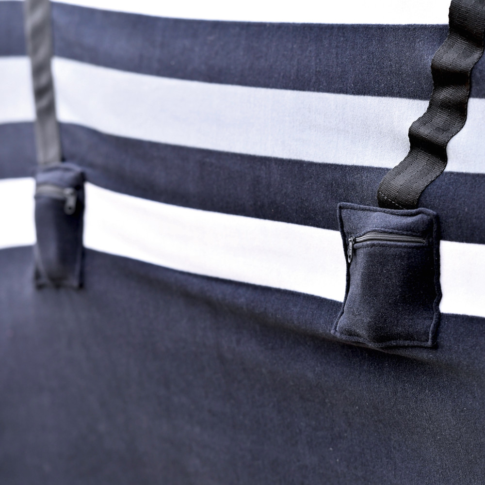 Meilleurs prix pour Chemise séchante STRIPES de Busse - noir/gris/blanc , 135