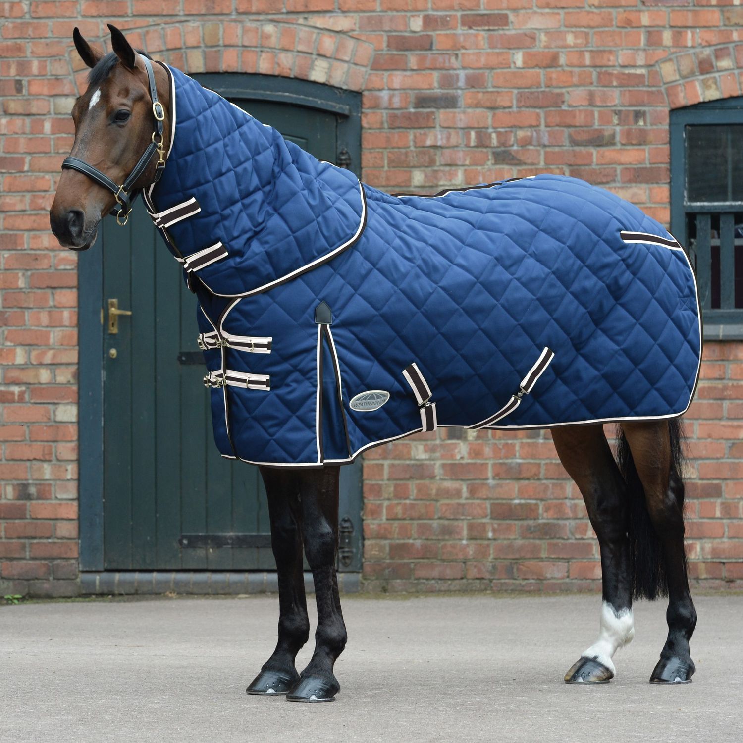 Comparer les prix de Couverture d'écurie pour cheval couvre-cou détachable Weatherbeeta Comfitec 1000D 250g