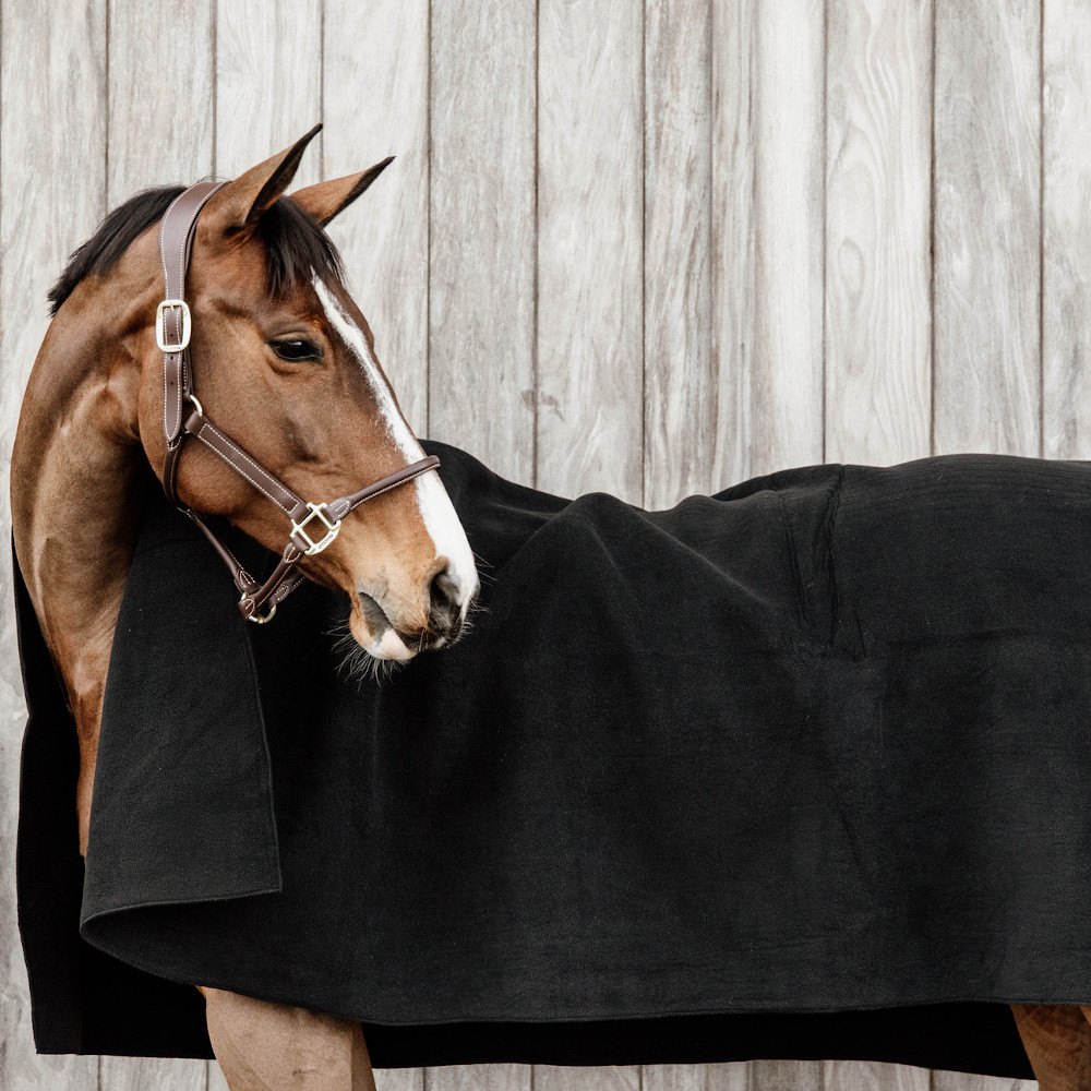 Kentucky Horsewear Fleecedecke Square Heavy - Schwarz