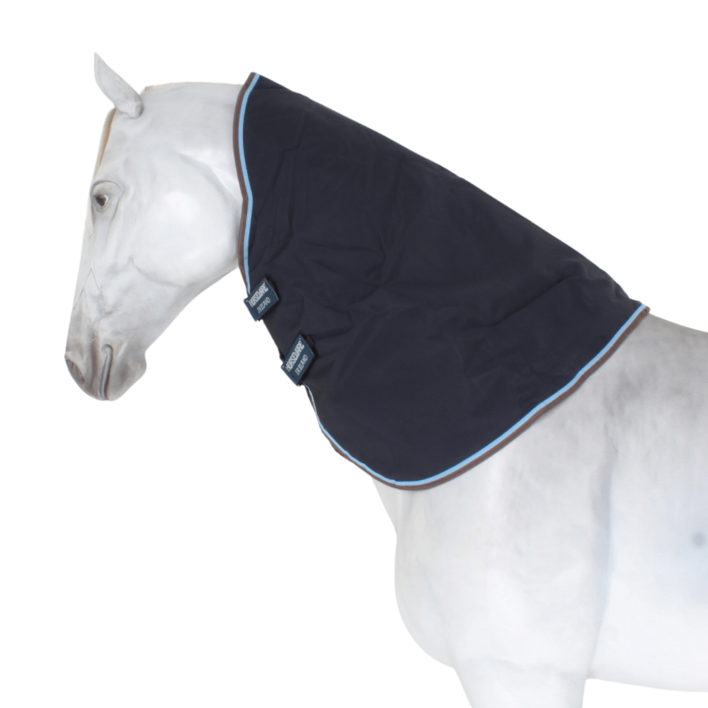 Comparer les prix de Horseware Rambo Duo Hood 100g - Marine/Bleu ciel