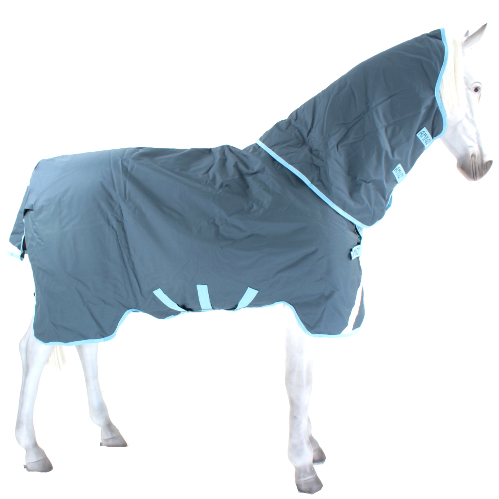 Comparer les prix de Horseware Amigo AmEco 12 Turnout Plus 250g - Bleu foncé