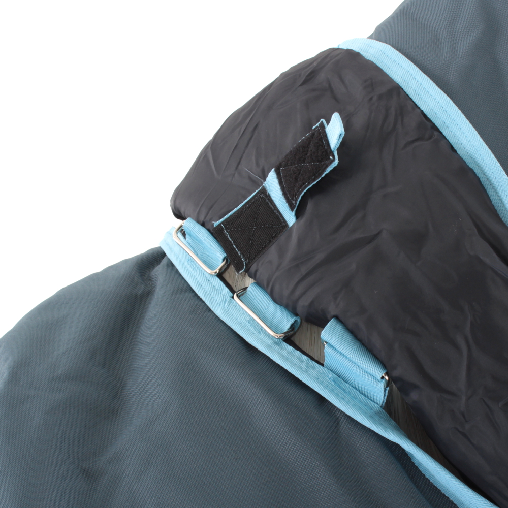 Couverture Cheval Horseware Amigo AmEco 12 Turnout Plus 250g, Bleu Foncé, Neuve