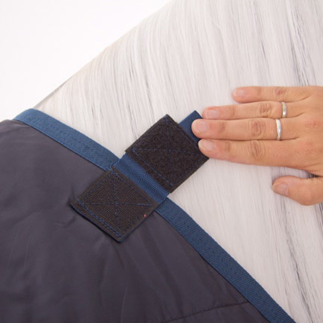 Couche De Dessous Horseware Pour Poney – 100g, Couleur Marine Avec Argent, Neuve En Emballage