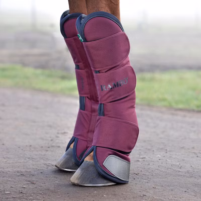 Horseware Rambo Travel Boots - Burgundy