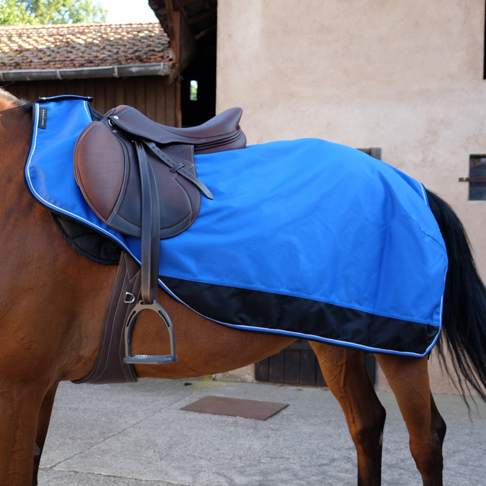 Equith me Tyrex 1200D Nierendecke Blau schwarz HorSeven