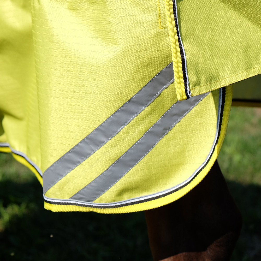 Comparer les prix de Equithème TYREX 600D "Reflective" 150g - Noir/Jaune