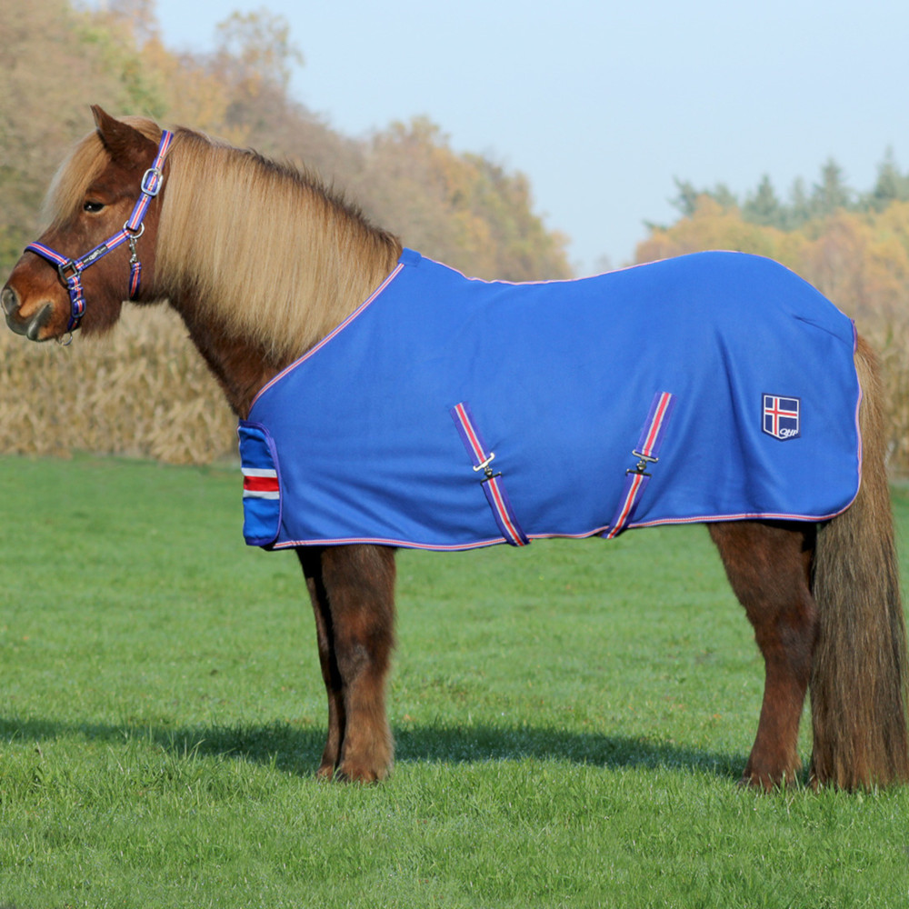 Meilleurs prix pour QHP Couverture séchante Icelandic - Bleu cobalt